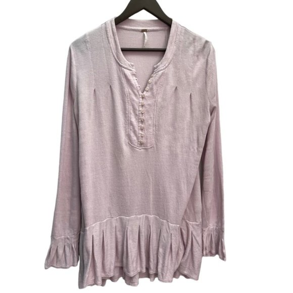 FREE PEOPLE 'Your Girl Tunic' Pink Size M - Picture 5 of 12